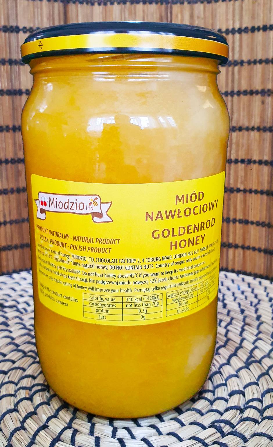 GOLDENROD HONEY 400g BUY RAW HONEY ONLINE